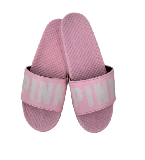 PINK Victoria's Secret Slides Sandals Sz L - Image 3