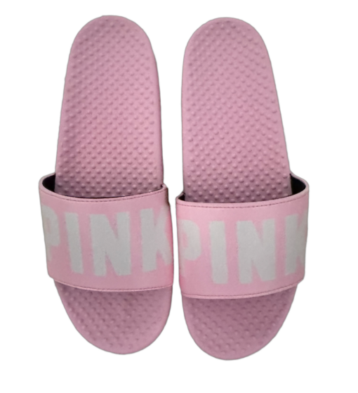 PINK Victoria's Secret Slides Sandals Sz L - Image 2